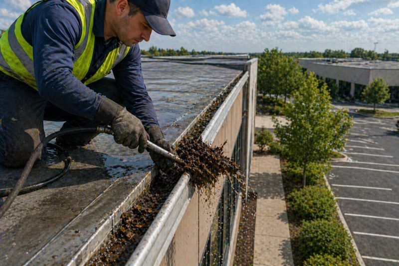 Commercial Gutter Unclogging in Denver County, CO