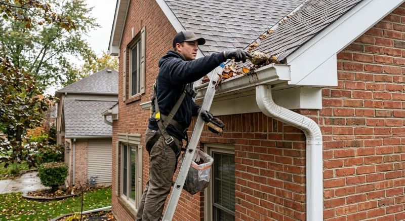 Downspout Blockage Removal in Pittsburgh, PA