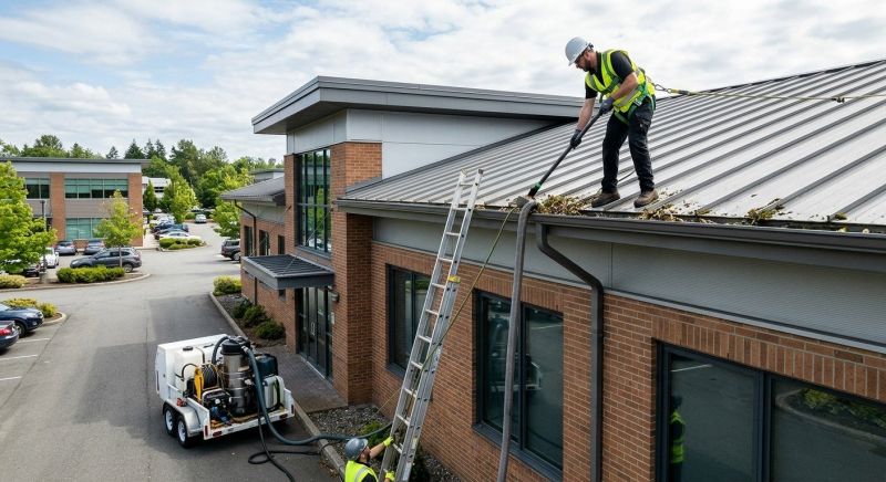 Commercial Gutter Cleaning in Sacramento, CA