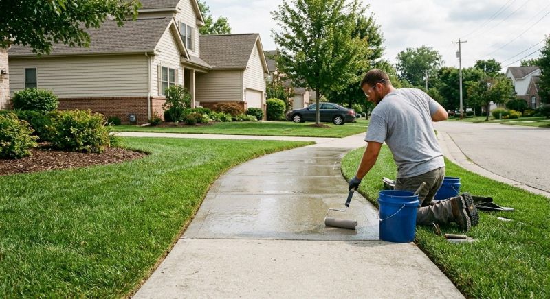 Concrete Walkway Sealing in Redmond, WA