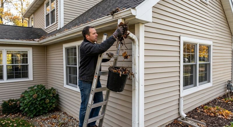 Downspout Snaking in Fredericksburg, VA