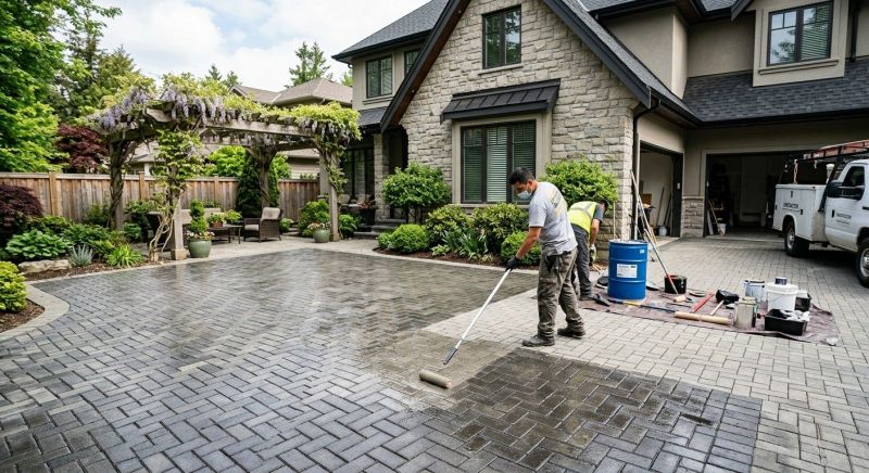 Flagstone Sealing in Renton, WA