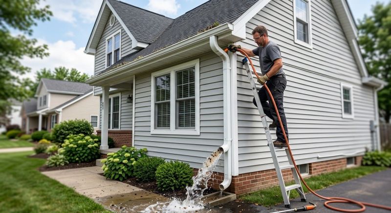 Gutter Downspout Unclogging in Arvada, CO