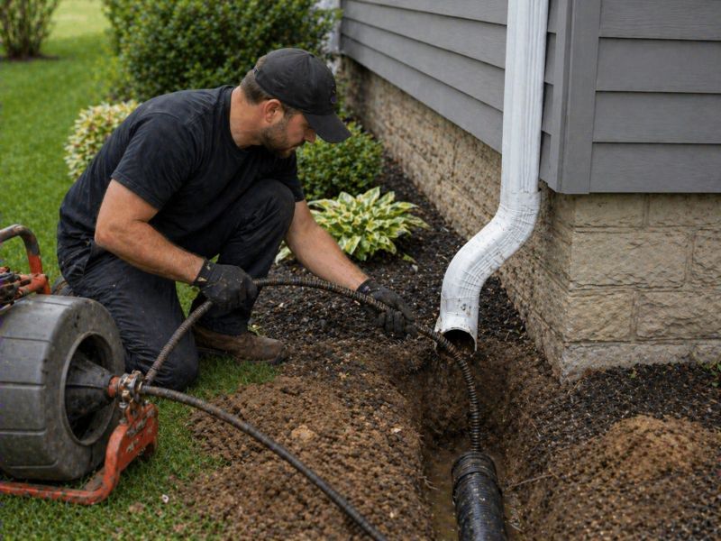 Gutter Downspout Unclogging in Annapolis, MD