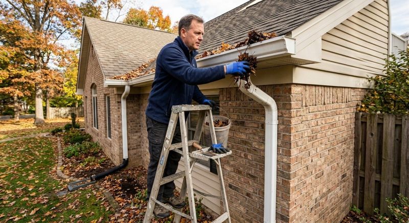 Gutter Downspout Unclogging in Annapolis, MD