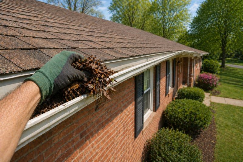Gutter Leaf Clearing in Fredericksburg, VA