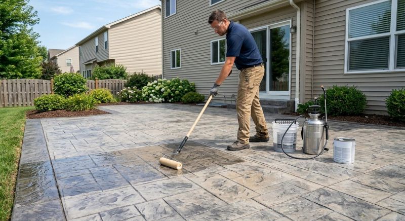 Porch Concrete Sealing in Alpharetta, GA