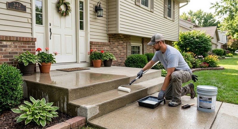 Sidewalk Concrete Sealing in Redmond, WA