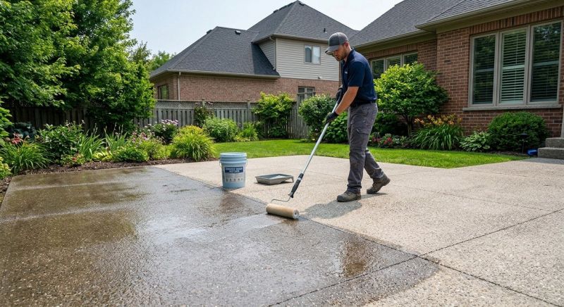Stamped Concrete Sealing in Tacoma, WA